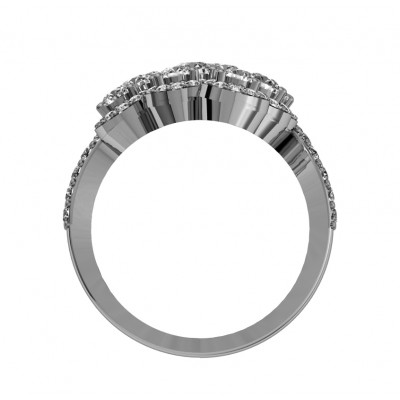 Angelic Diamond Cocktail Ring